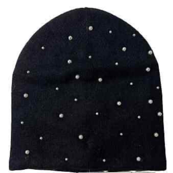 THE‎ CASHMERE PROJECT HAT AND GLOVES SET WITH PEARLS main image 4
